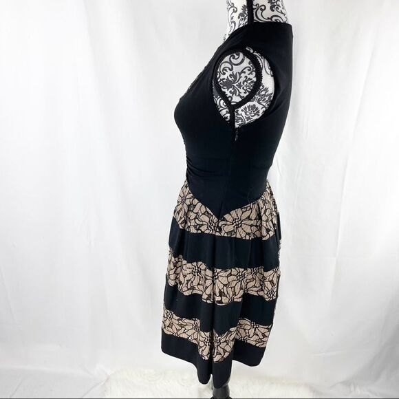 Anthropologie Eva Franco Strata Lace Flare Dress - Picture 7 of 10